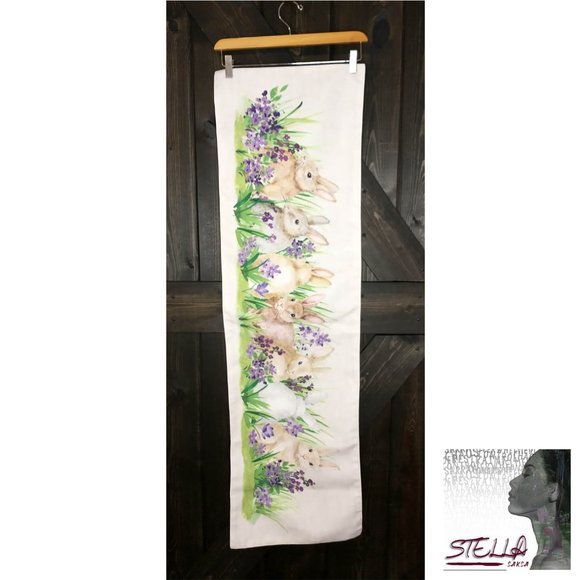 Isaac Mizrahi Easter Bunny Table Runner - Picture 1 of 4